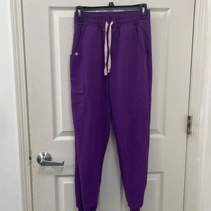 Figs Purple Scrub Pants Size XS